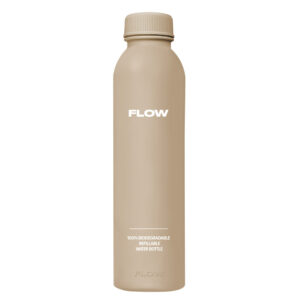 Buy bamboo natural FLOW® biodegradable water bottle — sleek, minimalist design made from plant-based material.